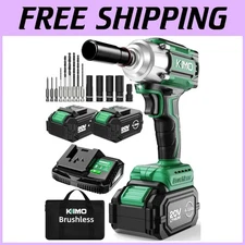 KIMO Cordless Impact Driver - Dual 4.0Ah Batteries