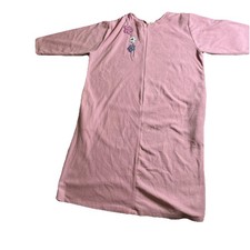 Vintage Stan Herman Robe Pink Cuddly Fleece Zip Up Pockets Sz-3XL