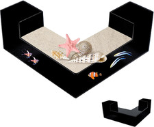 Aquarium Tunnel Dekoration, Eck Aquarium Zubehör für Garnelen Betta Krebse