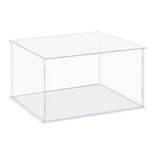 Display Case Box Acrylic Box Transparent Showcase 36x36x21cm for Collectibles
