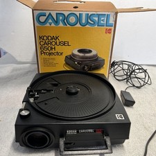 Kodak Carousel 650H Slide Projector Powers On  Lights Up. PARTS. READ