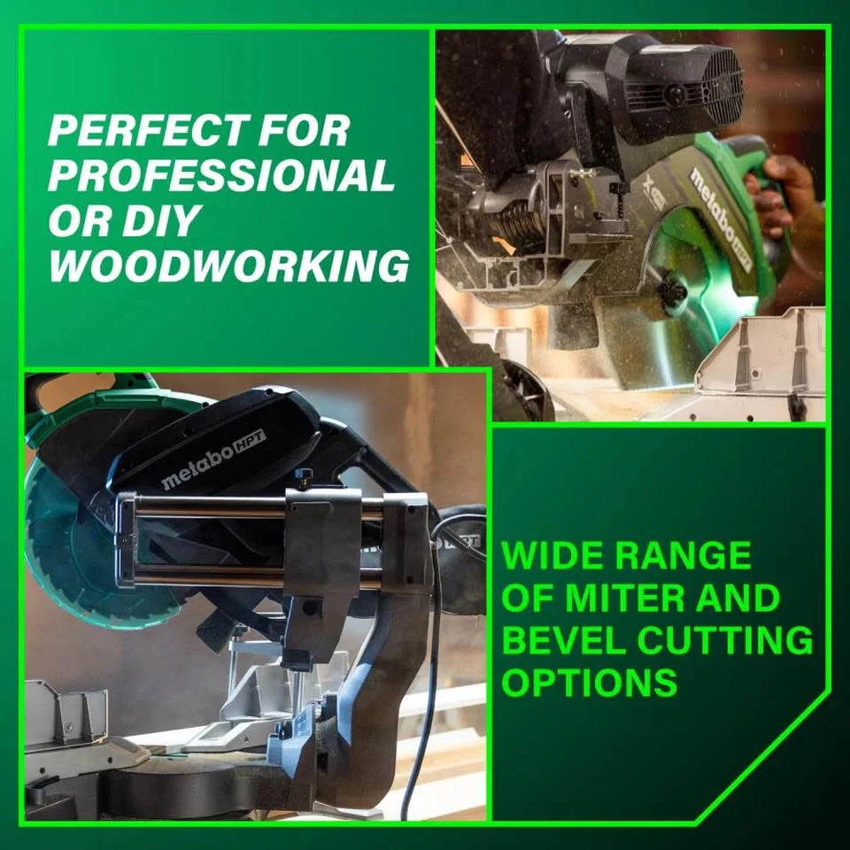 Metabo Hpt 12英寸双斜角滑动斜角锯 — 第 4/4 张图片