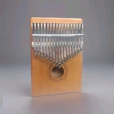 17 Key Wooden Kalimba Model W17T Course Instructions Manual & Tuning Hammer
