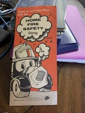 1986 National Fire Protection Home Fire Safety  VTG Pamphlet