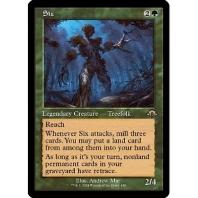 SIX (RETRO FRAME) Modern Horizons 3 Magic MTG MINT CARD | eBay
