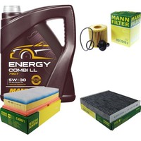 Mann Inspektionspaket 5L Mannol Energy 5W-30 FüR Toyota Yaris 1.4 D-4D