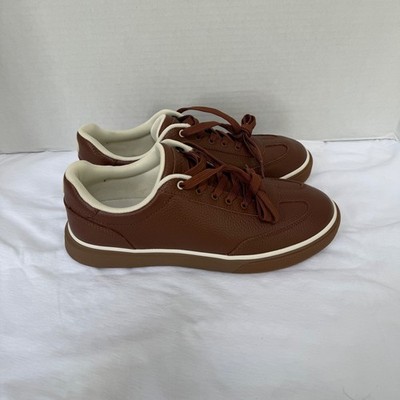 Peter Millar Drift Leather Hybrid Course Shoe Mens 10.5 Brown Spikeless Golf