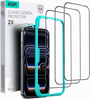 iPhone 13 Pro Max 14 Plus Tempered Glass 3 Pack