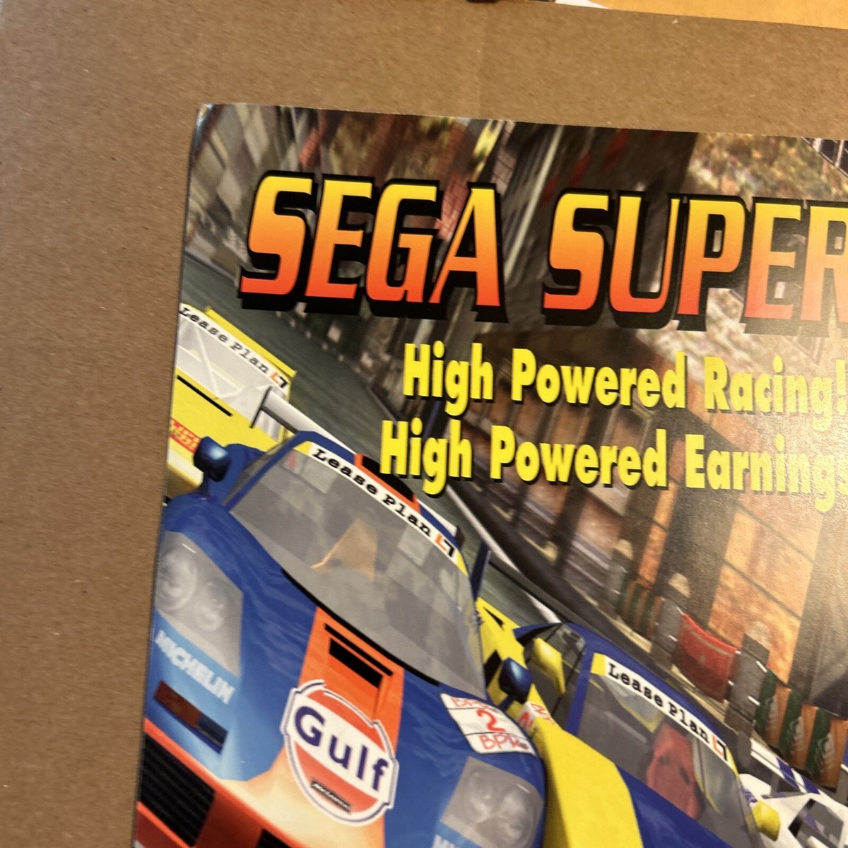 11- 8 1/4” 1997 Sega super GT Video ARCADE GAME FLYER | eBay