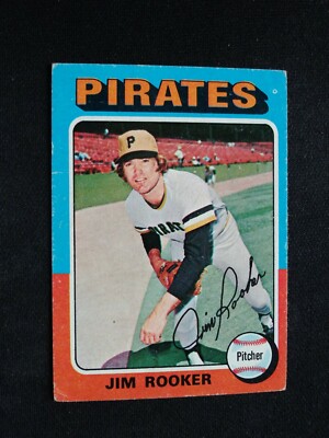 1975 Topps ''Mini'' Baseball Card # 148 Jim Rooker - Pittsburgh Pirates (VG/EX)