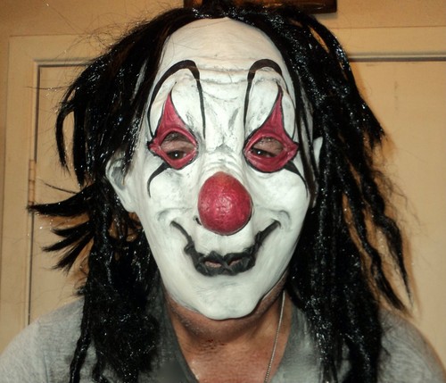 Creepy Clown Mask. Drees-Up. Size Adult. - Picture 2 of 6
