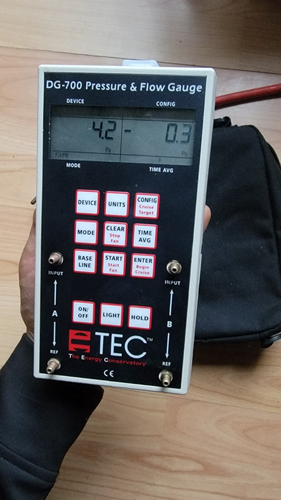 Minneapolis Blower Door, Model 3, DG700, 1Fan Panel, Pressure Pan