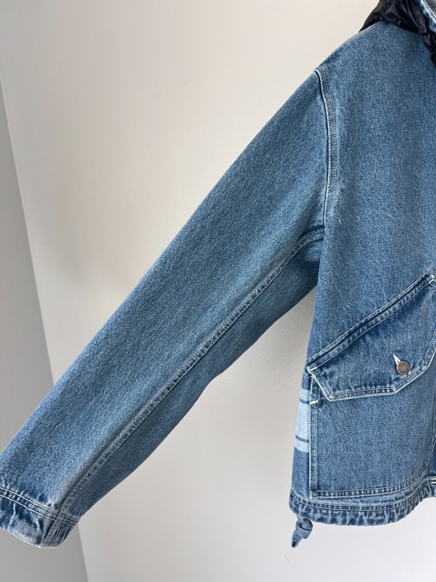 C.P. Company x Palace Denim Goggle Jacket - Size Small - Blue