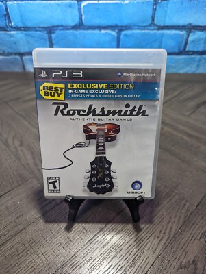 Rocksmith (Sony PlayStation PS3, 2011) Game, Case, and Instruction Manual