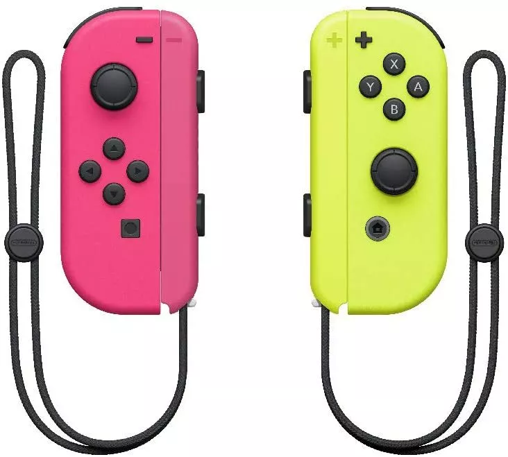 Official Joy Cons Pink Yellow Japan Import for Nintendo Switch