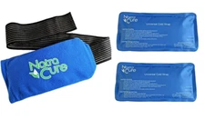 NatraCure Universal Cold Pack Ice Wrap – 2 Ice Packs w/ 1 Pouch 