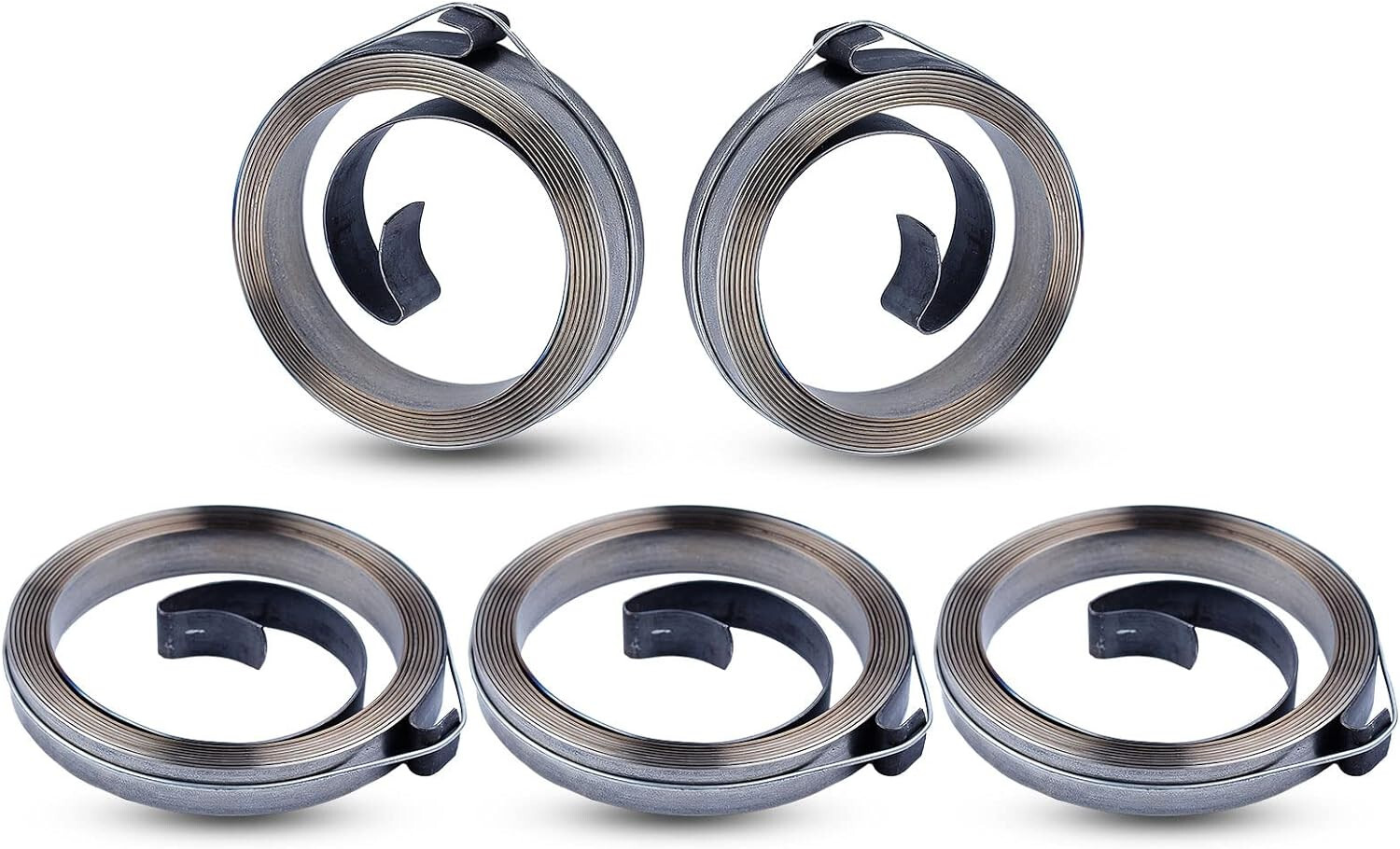 5-Piece Recoil Starter Spring Replacement Kit Compatible with Honda GX120 GX160 GX200 5.5HP 6.5HP Engines OEM 28442-ZH8-003