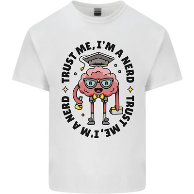 Trust Me I'M A Nerd Geek Absolvent Gescheit Kinder Maglietta Kinder