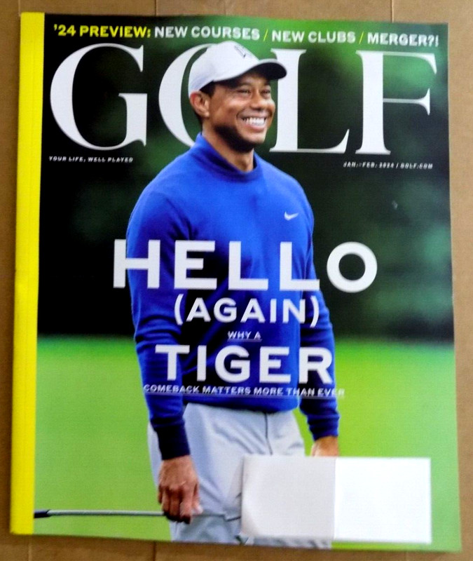 TIGER WOODS - HELLO (AGAIN) WHY A TIGER COMEBACK MATTERS MORE THAN EVER - GOLF