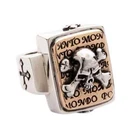 Sterling Silver Skull Crossbones Ring