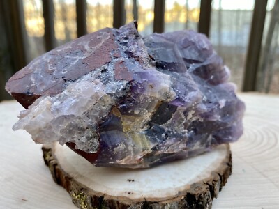 Large A++ Quality Auralite 23 Rare Crystal Redcap  Point from Canada Thunder Bay