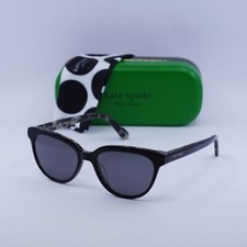 New Kate Spade CAYENNE/S 0807 M9 Black/Grey Polarized 54-17-140 Sunglasses