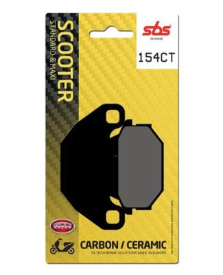 SBS 154CT Carbon Bremsbelag vorne für KYMCO S People 125 2001 - 2009