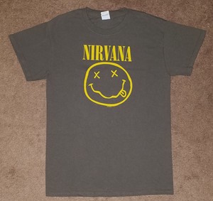 nirvana smiley face shirt