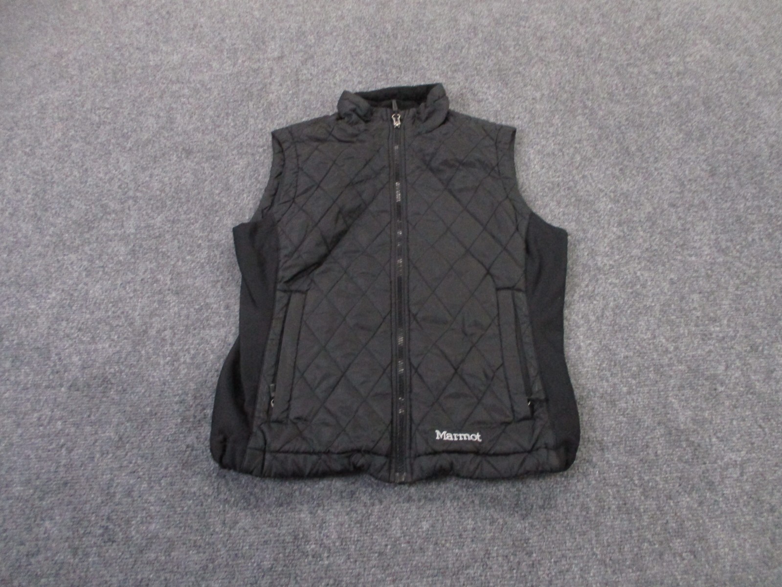 Marmot Vest Jacket Womens S Black Puffer Quilted Active Hiking Track Adult