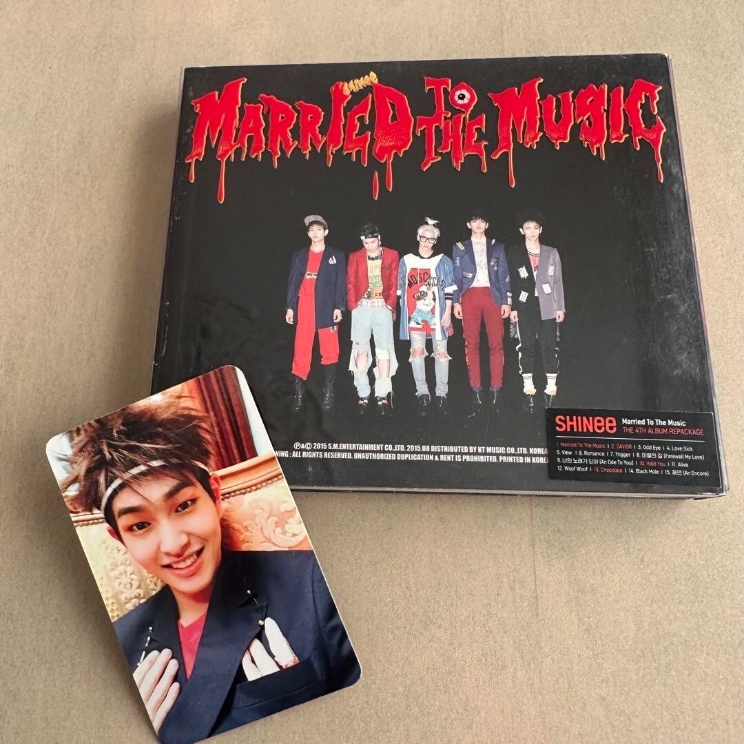 直筆サイン SHINee married to the music 4th 直筆サイン SHINee married to the music 4th