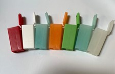 Vintage Tupperware Toothbrush Cover/Holder 7 pieces