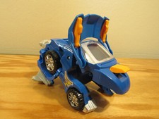 Vtech Switch And Go Dinos Horns Triceratops Dinosaur Transforming Figure WORKS