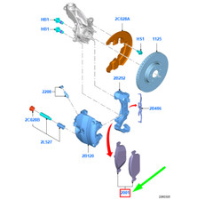 Plaquette de frein Ford TOURNEO CONNECT