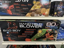 Bad Boy 80V Handheld Leaf Blower Orange  NIB W/ Battery  & Charger !