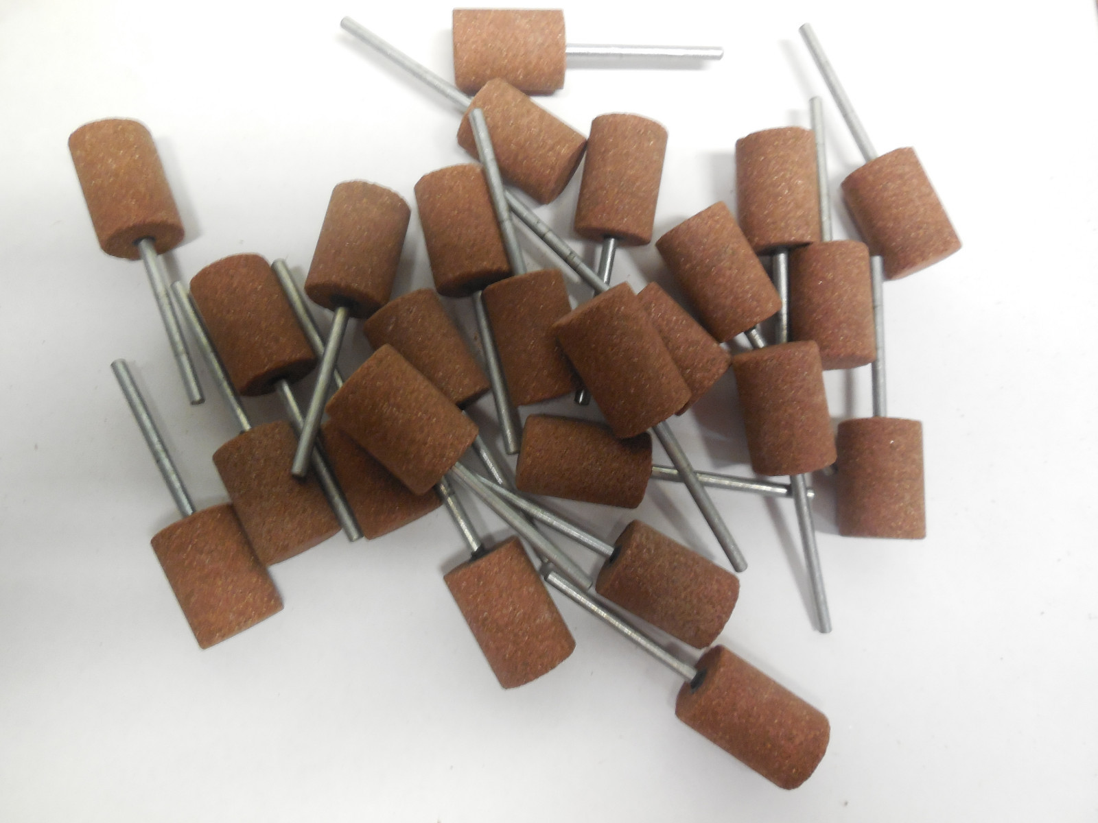 5 pcs NORTON W196 Abrasive Cylinder Shape Mounted Points Wheels 1/8" shank