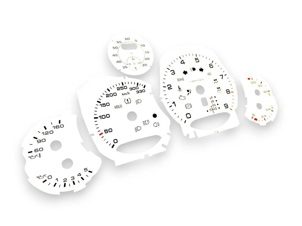 Porsche 911 991 Mph to kmh Speedometer Disc PDK 9k RPM - Image 2 of 4
