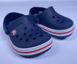crocs blue red