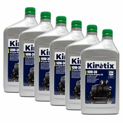 6PK Quart Kinetix High Performance Small Engine 10W-30 Oil 80001 4-Cycle Engine