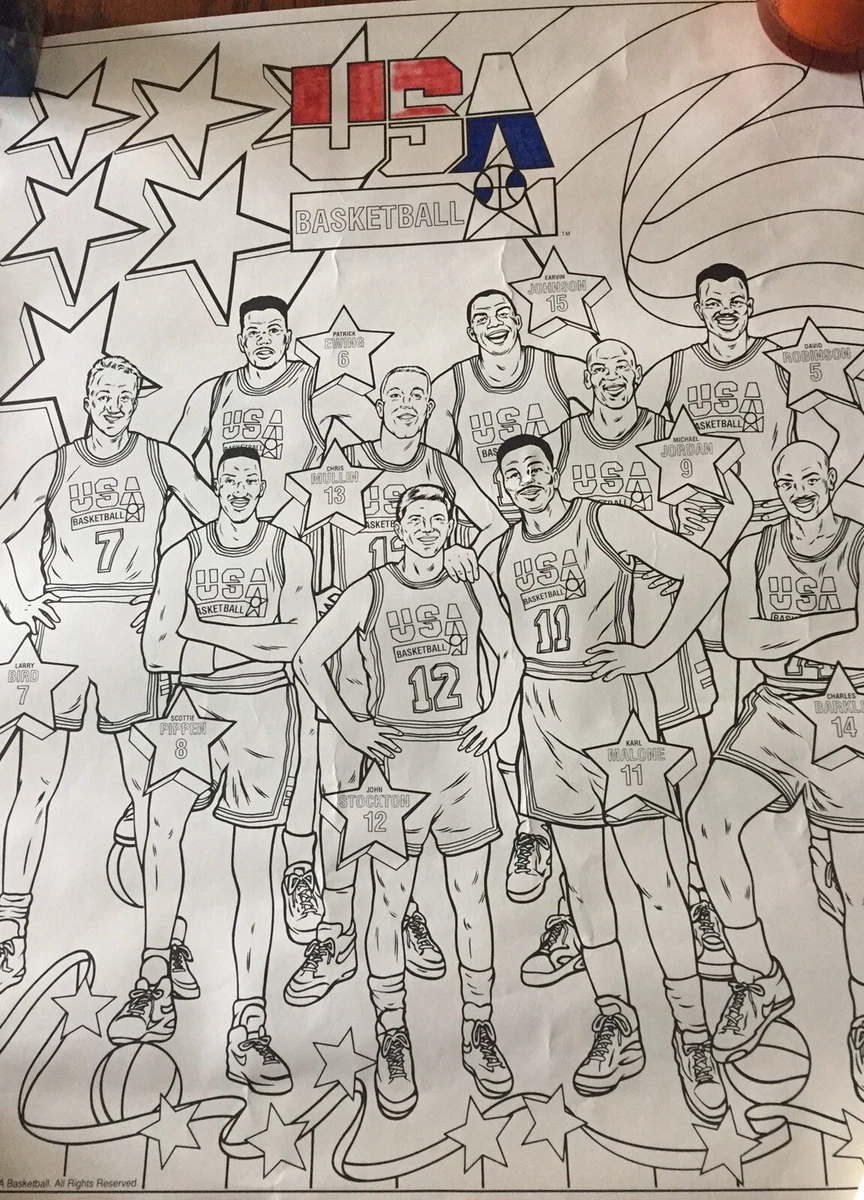 Coloring Pages Of Basketball Teams