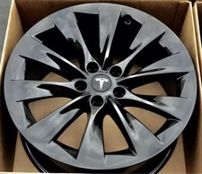 19 Tesla Model S Black 2016-19 Oem Factory Original Wheel Rim 1059337-00-a 19 Tesla Model S Black 2016-19 Oem Factory Original Wheel Rim 1059337-00-a