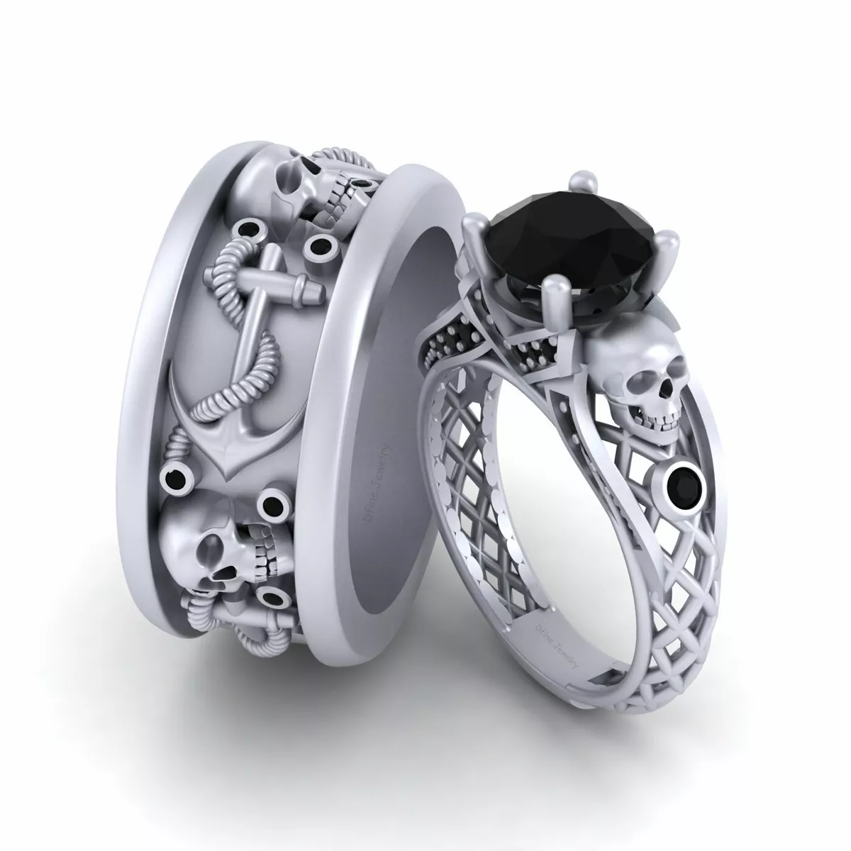 Anchor wedding shop ring