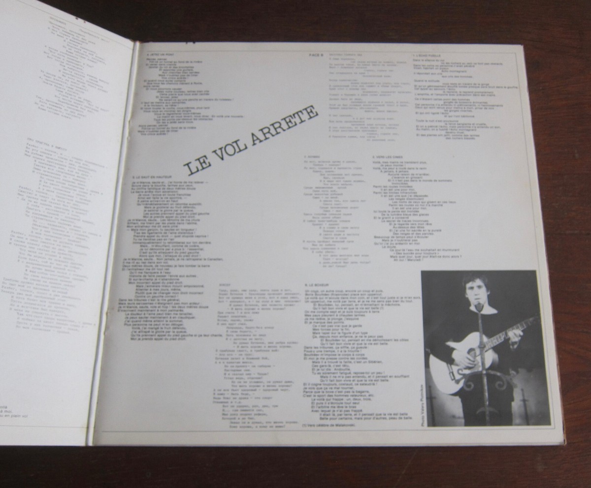 Vladimir Vissotski ☆ Le Vol Arrêté (France 1981) 2 LP VYSOTSKY
