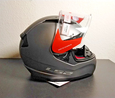 Integralhelm Motorradhelm LS2 FF353 Rapid Single Mono Titanium Matt Gr. L