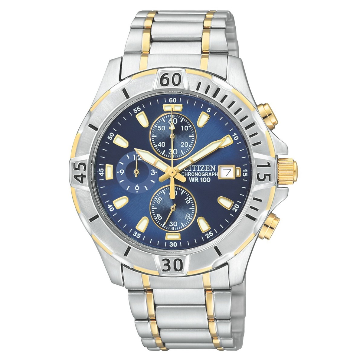 Citizen Men 's Classic Chronograph Date Quartz Silver Watch 41 MM