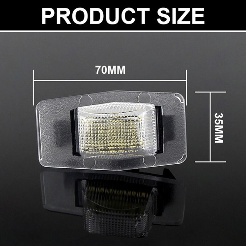 2x White 6000K LED License Plate Light For Mazda MX-5 NB Miata MPV Tribute Ford Escape