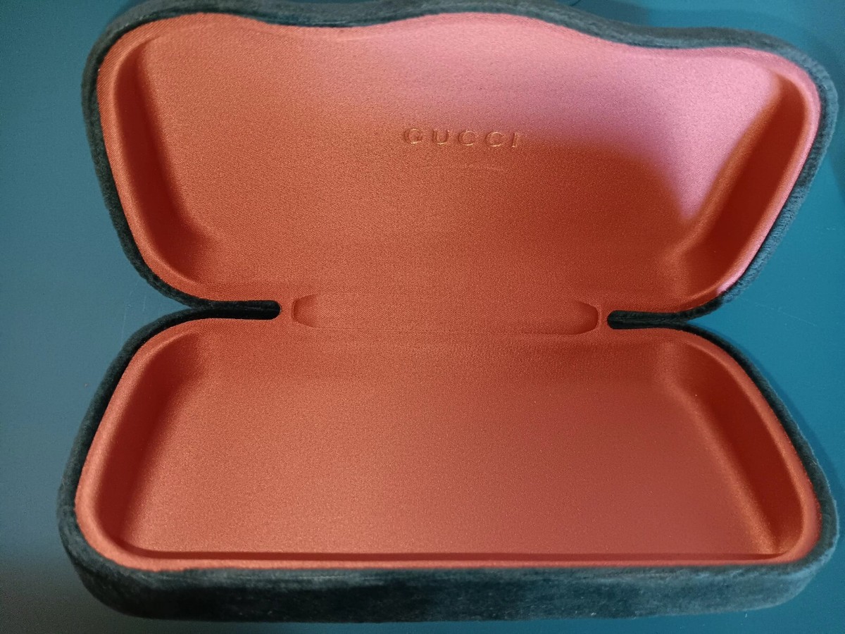 Gucci Case For Sunglasses With Bag & Cloth Cleaner - Brand 
