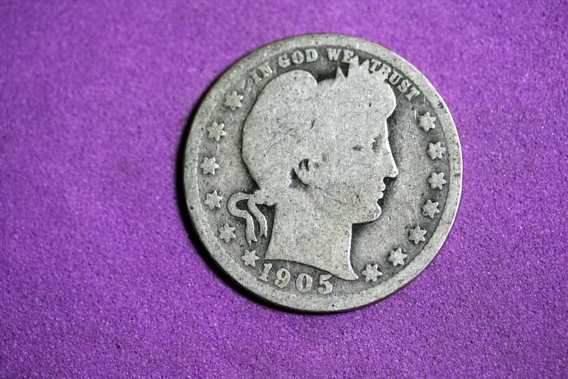 ESTATE FIND 1905 - Barber Quarter!  #J29156
