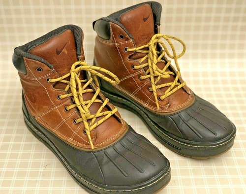NIKE ACG WOODSIDE Brown Leather DUCK 