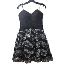 Blondie Black Sequin Party Dress Sleeveless Cocktail Mini Dress