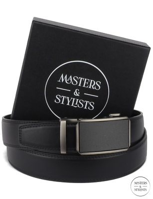 AQUILA: Cintura Uomo / Donna In Cuoio, Colore: NERO, Made In